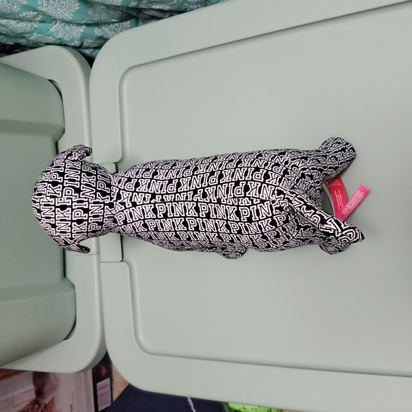 Victoria's Secret PINK Dog Plush LOGO 10X14 RARE - Picture 6 of 6